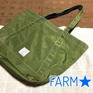 シシュノン(SiShuNon)のFARM★ファーム トートバッグ 緑(トートバッグ)