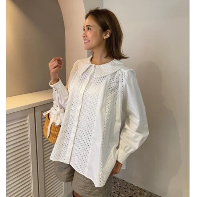 ロージーモンスター rosy garden flare blouse【ホワイト