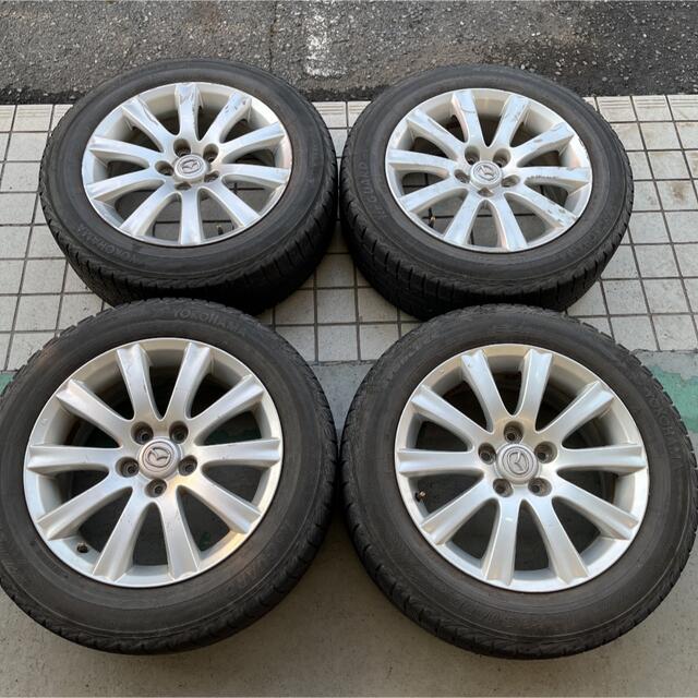 マツダMPV純正アルミ付スタッドレスタイヤ215/60R17 LY3P