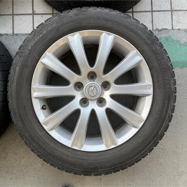 マツダMPV純正アルミ付スタッドレスタイヤ215/60R17 LY3P 2