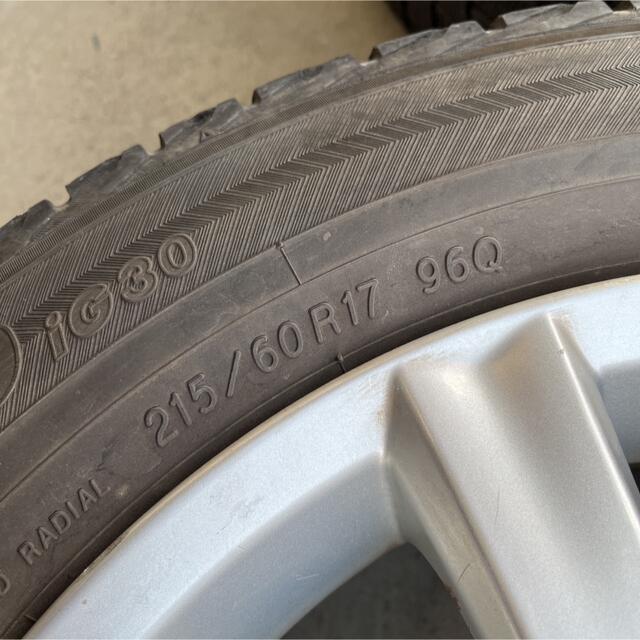 マツダMPV純正アルミ付スタッドレスタイヤ215/60R17 LY3P 6