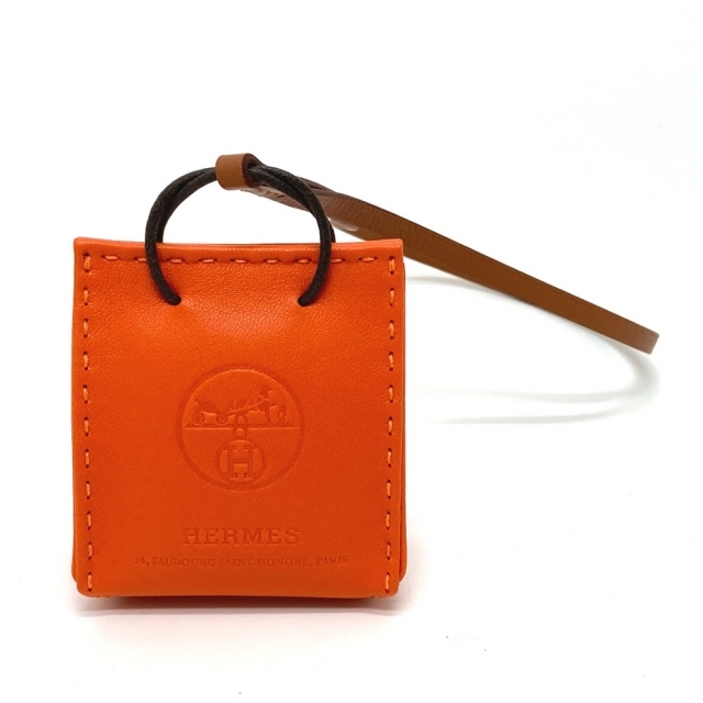 値下げ！Hermes shopping bag charm エルメス チャーム dom-zlatnosrce