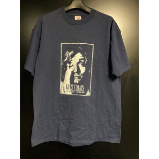 90'S カートコバーン　Tシャツ　ヴィンテージ  サイズL ニルヴァーナ(Tシャツ/カットソー(半袖/袖なし))