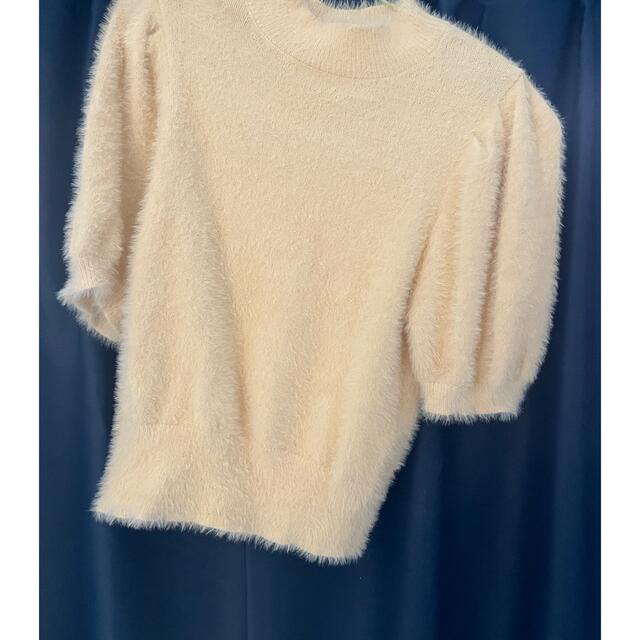 épine(エピヌ)のtreaturself fluffy shaggy half knit レディースのトップス(ニット/セーター)の商品写真