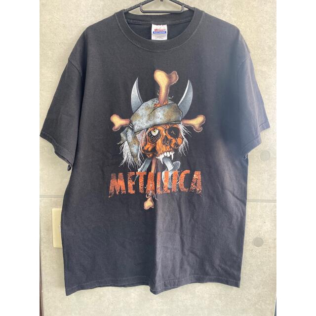 Tシャツ/カットソー(半袖/袖なし)METALLICA  パスヘッドTシャツ　ヴィンテージ　サイズL メタリカ