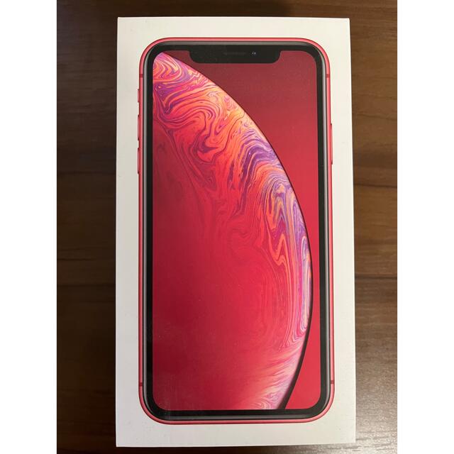 iPhone(アイフォーン)の美品  iPhone XR 128GB (赤 Product Red) スマホ/家電/カメラのスマートフォン/携帯電話(スマートフォン本体)の商品写真