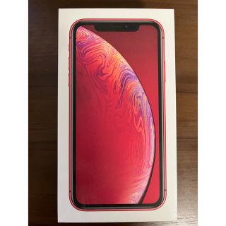 アイフォーン(iPhone)の美品  iPhone XR 128GB (赤 Product Red)(スマートフォン本体)