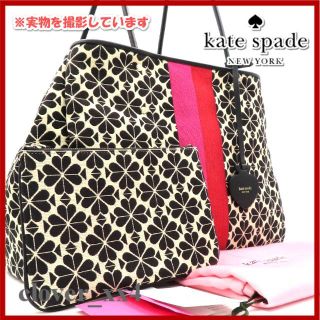 ケイトスペードニューヨーク(kate spade new york)の【ほぼ未使用 2022年】ケイトスペード トートバッグ スペード フラワー A4(トートバッグ)