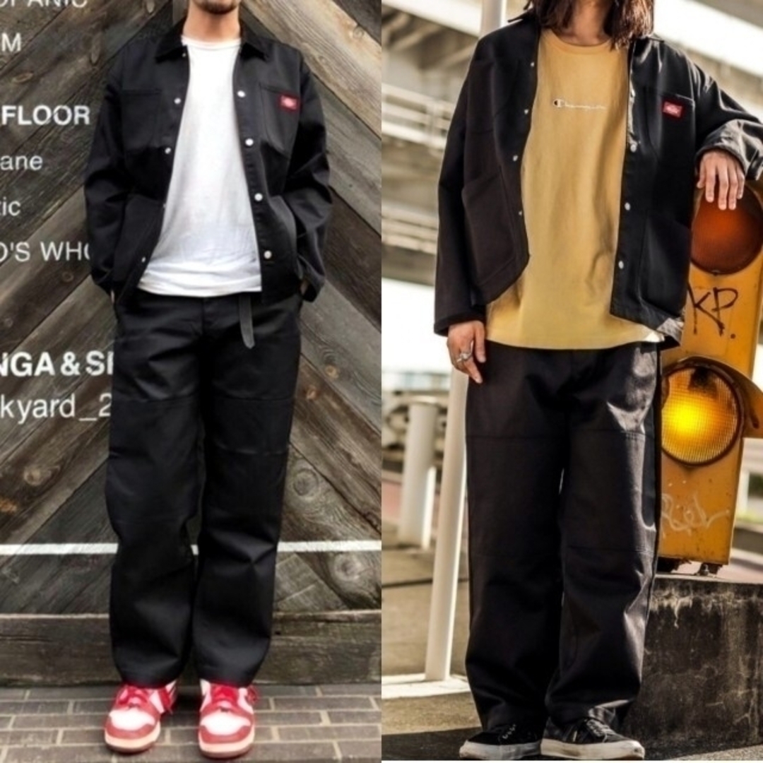 Dickies(ディッキーズ)の新品未使用 ディッキーズ USモデル ダブルニー BK W30×L32 ブラック メンズのパンツ(ワークパンツ/カーゴパンツ)の商品写真