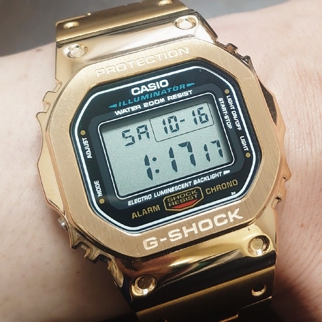 G-SHOCK(ジーショック)のG-SHOCK DW-5600E ジーショックメタルカスタムフルセット メンズの時計(腕時計(デジタル))の商品写真