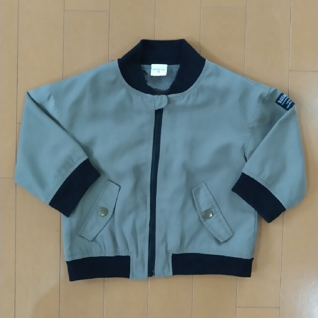 MA-1／カーキ／95 キッズ/ベビー/マタニティのキッズ服男の子用(90cm~)(ジャケット/上着)の商品写真