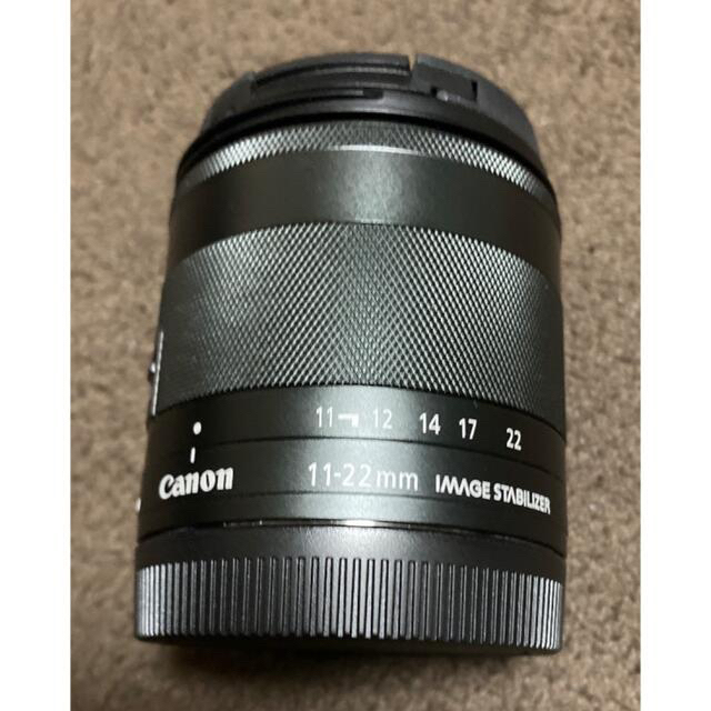 Canon レンズ EF-M11-22F4-5.6 IS STMレンズフード付 Canon レンズ EF-M11-22F4-5.6 IS STMレンズフード付
