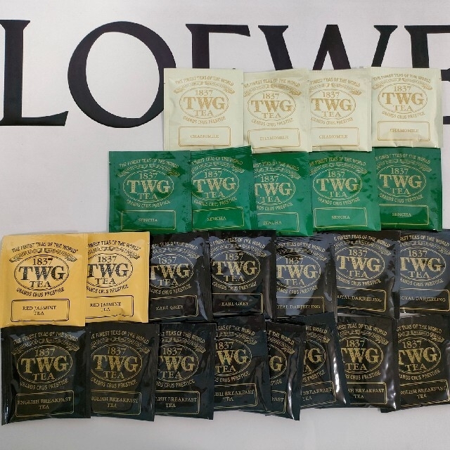 twg 24袋　紅茶煎茶ハーブティー 食品/飲料/酒の飲料(茶)の商品写真