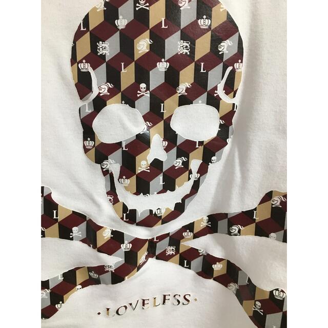 LOVELESS(ラブレス)の【美品】LOVELESS スカル　ナイトロゴ　ロングTシャツ メンズのトップス(Tシャツ/カットソー(七分/長袖))の商品写真