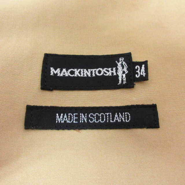 MACKINTOSH(マッキントッシュ)のマッキントッシュ MACKINTOSH コート ステンカラー 34 ベージュ レディースのジャケット/アウター(その他)の商品写真