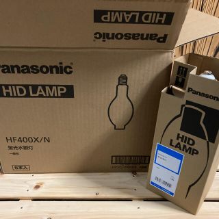 パナソニック(Panasonic)の蛍光水銀灯　400w パナソニック　HF400X/N 6個入り(蛍光灯/電球)