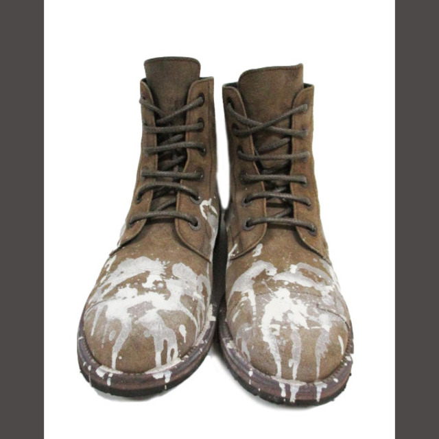 DOLCE&GABBANA(ドルチェアンドガッバーナ)のドルチェ&ガッバーナ ドルガバ DOLCE&GABBANA ブーツ ペンキ加工 メンズの靴/シューズ(ブーツ)の商品写真