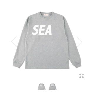 ウィンダンシー(WIND AND SEA)のWINDANDSEA L/S T-SHIRT / ASH-R.BLUE  M(Tシャツ/カットソー(七分/長袖))