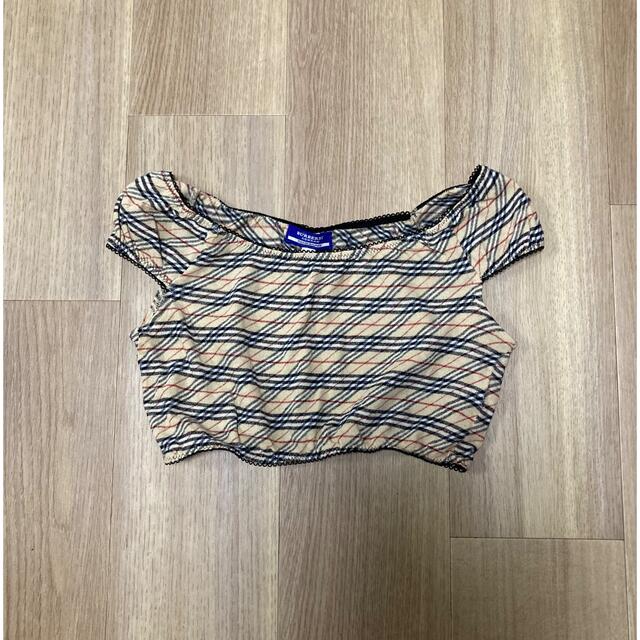 専用 vintage burberry bra top レディースのトップス(ベアトップ/チューブトップ)の商品写真