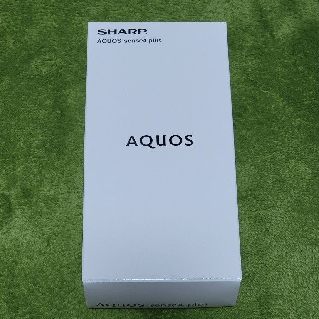 スマートフォン本体新品未開封 AQUOS sense4 plus SH-M16 パープル