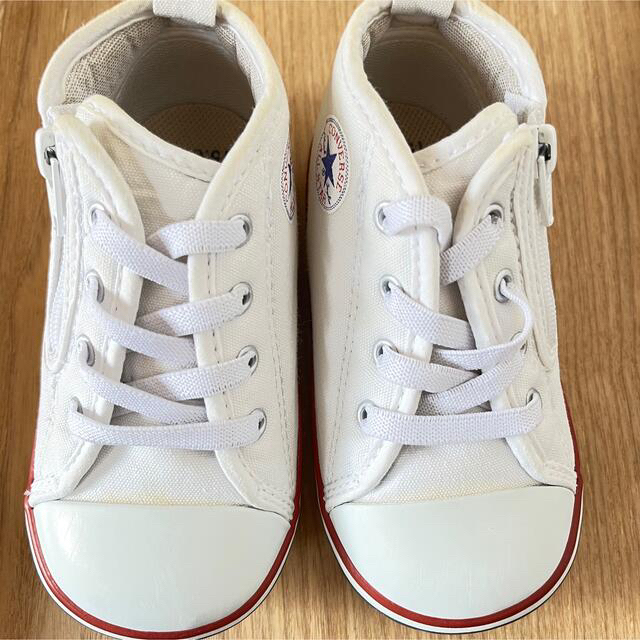 CONVERSE(コンバース)のコンバース BABY ALL STAR ホワイト　15㎝ キッズ/ベビー/マタニティのキッズ靴/シューズ(15cm~)(スニーカー)の商品写真