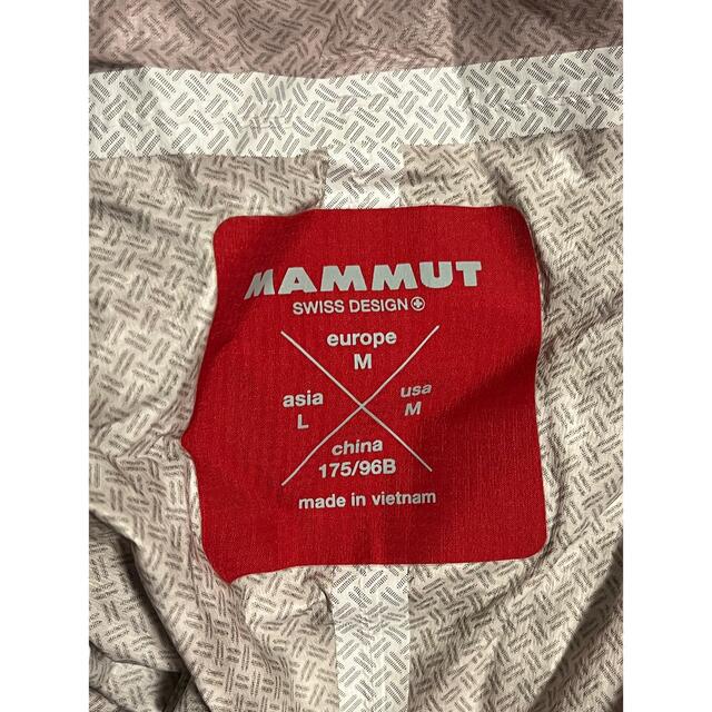 Mammut(マムート)のmammut マイクロレイヤージャケット レッド Mサイズ スポーツ/アウトドアのアウトドア(登山用品)の商品写真