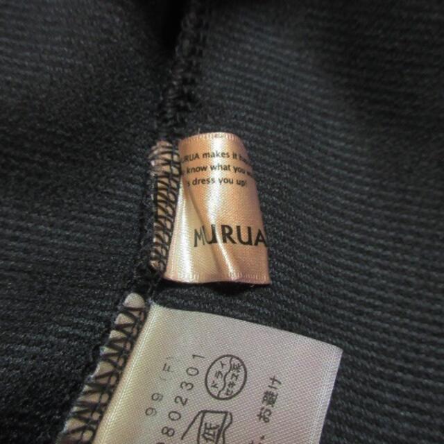MURUA(ムルーア)のムルーア MURUA スカート タイト ミニ ラウンド F 黒 ブラック /CK レディースのスカート(ミニスカート)の商品写真