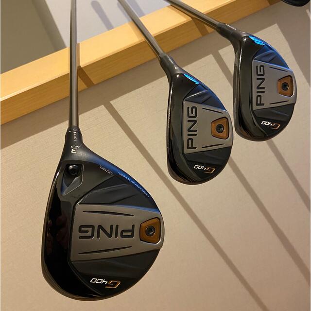 爆売り!】 PING - PING G400 3W+3U.4U 3本セット 希少スペック クラブ