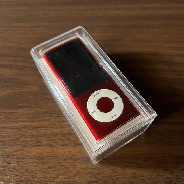 ipod nano5th redほぼ未使用、新品