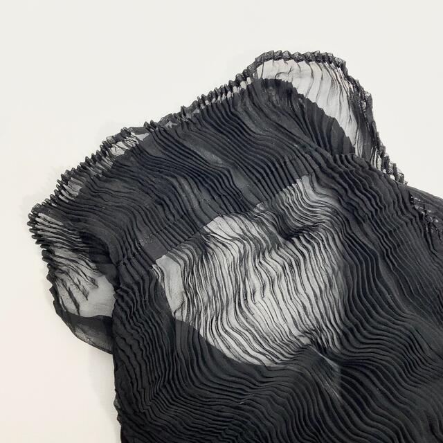 【セール】トップスがあり】 ISSEY MIYAKE - ISSEY MIYAKE FETE シフォン 捻れブラウスの