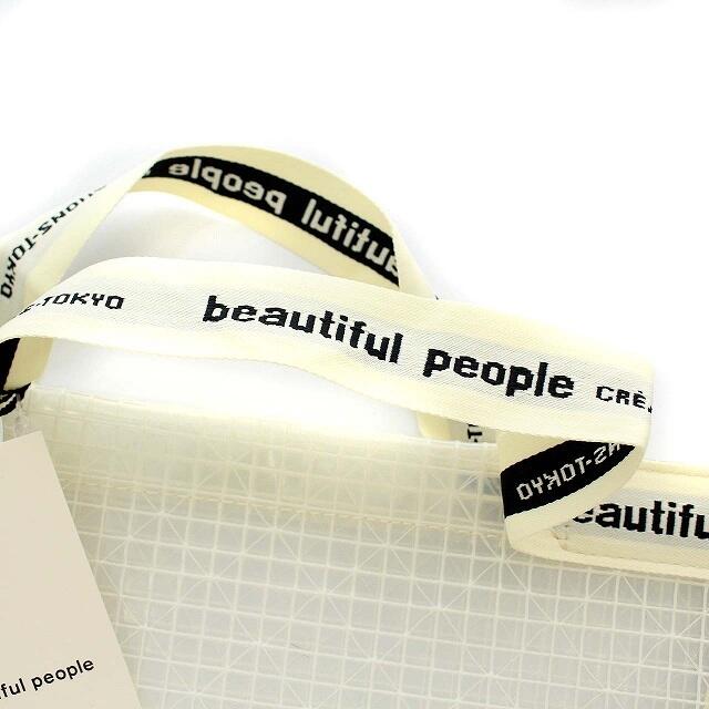 beautiful people(ビューティフルピープル)の未使用 beautiful people クリア トートバッグ ショルダー レディースのバッグ(ショルダーバッグ)の商品写真