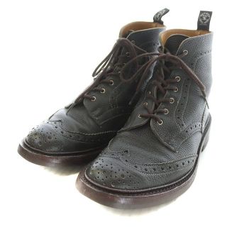 トリッカーズ(Trickers)のトリッカーズ モルトン カントリーブーツ ワーク 25 グレー M2508(ブーツ)