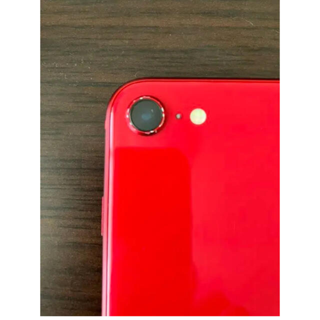 iPhoneSE 第2世代 64GB SIMフリー RED イヤホン未使用 本体