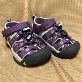 キーン(KEEN)のKEEN パープル  16cm(サンダル)