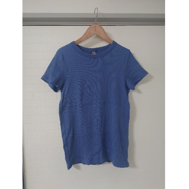 UNIQLO(ユニクロ)のユニクロスーピマコットンクルーネックTシャツ レディースのトップス(Tシャツ(半袖/袖なし))の商品写真