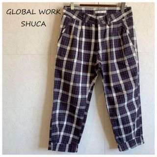 グローバルワーク(GLOBAL WORK)のGLOBAL WORK SHUCA チェックパンツ 夏(カジュアルパンツ)