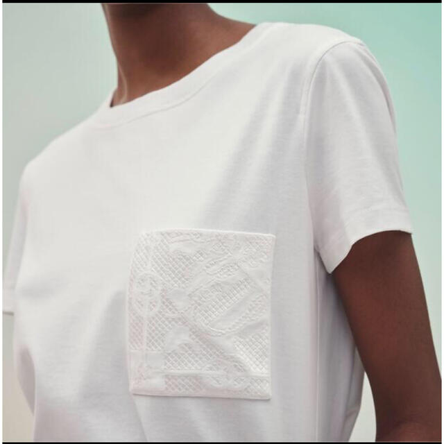 Hermes - HERMES 2022ss 刺繍ポケット Tシャツ34の通販 by ミナン Hermes - HERMES 2022ss 刺繍ポケット Tシャツ34の通販 by ミナン