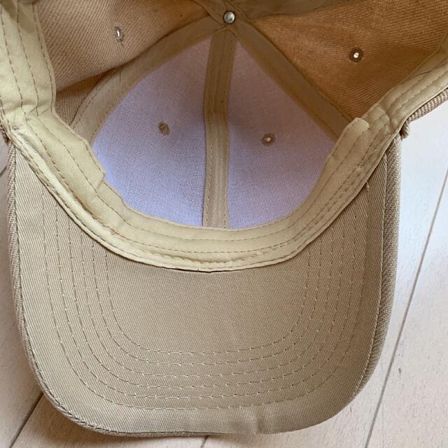キャップ　ベージュ メンズの帽子(キャップ)の商品写真