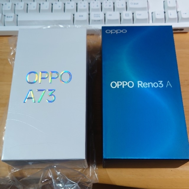 OPPO A73(新品未開封)と OPPO Reno3 A(ほぼ未使用) セット