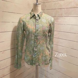ズッカ シャツ ブラウス 花柄 長袖 ZUCCa