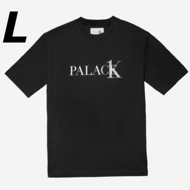 【保証書付】 - PALACE CK1 BLACK Klein Calvin クルーネックTシャツ Palace Tシャツ+カットソー(半袖+袖なし)