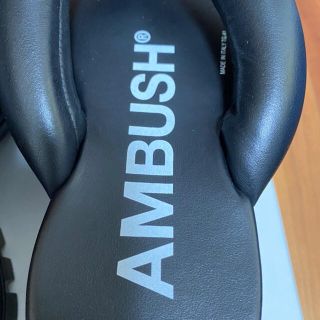 AMBUSH - AMBUSH アンブッシュ GETA SANDALS 下駄 ゲタ サンダル 厚底