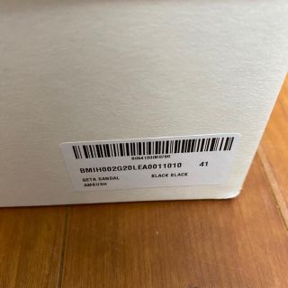 AMBUSH - AMBUSH アンブッシュ GETA SANDALS 下駄 ゲタ サンダル 厚底