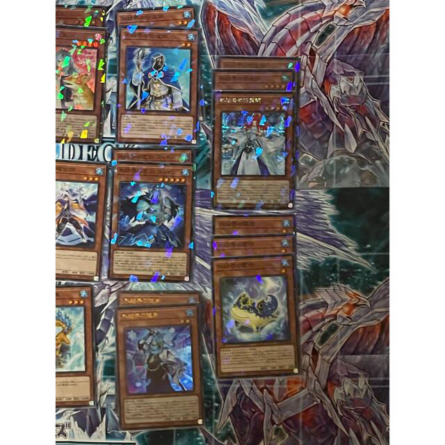 氷結界デッキ（メイン・EX）　遊戯王　デッキパーツ付き　新品公式スリーブ付き