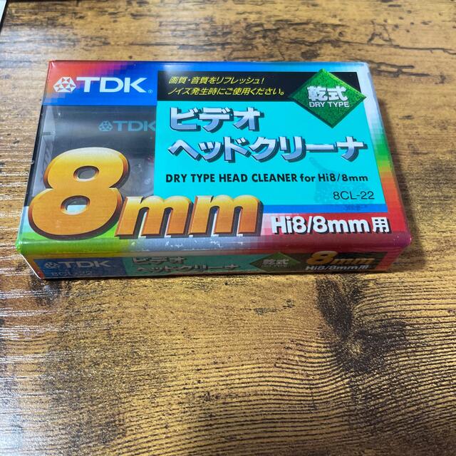 TDK(ティーディーケイ)のHi8/8mmビデオヘッドクリーナー スマホ/家電/カメラのカメラ(ビデオカメラ)の商品写真