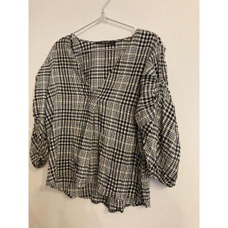 ザラ(ZARA)のZARA チェックブラウス(シャツ/ブラウス(長袖/七分))