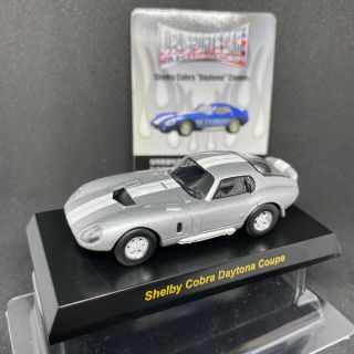 1/64 京商 USA-2 シェルビー コブラ デイトナ クーペ 銀 45E3(ミニカー)