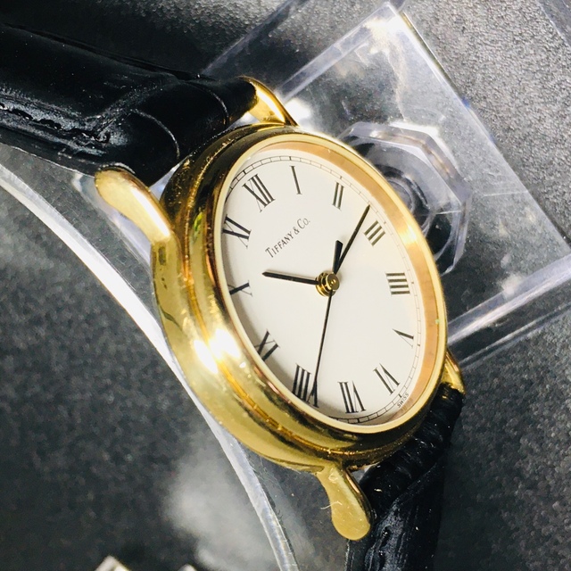 Tiffany & Co.(ティファニー)の【美品 正規品】ティファニー 腕時計 ゴールド ローマンインデックス クラシック レディースのファッション小物(腕時計)の商品写真