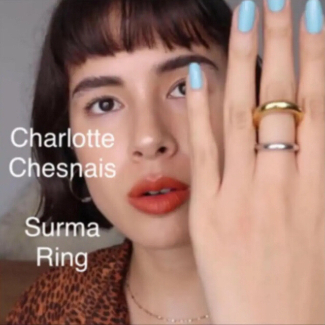 L'Appartement DEUXIEME CLASSE(アパルトモンドゥーズィエムクラス)のcharlotte chesnais surma ring シェネ リング 2連 レディースのアクセサリー(リング(指輪))の商品写真