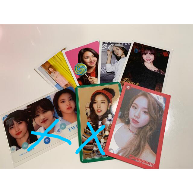 TWICE トレカ　セット エンタメ/ホビーのCD(K-POP/アジア)の商品写真